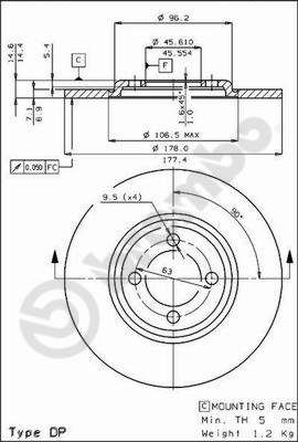 BRECO Jarrulevy BS 7110