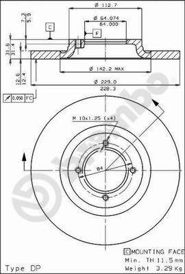 BRECO Jarrulevy BS 7303