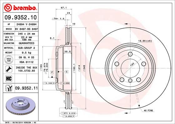 BRECO Jarrulevy BS 8497