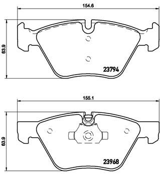 BREMBO Jarrupala, levyjarru P 06 036X