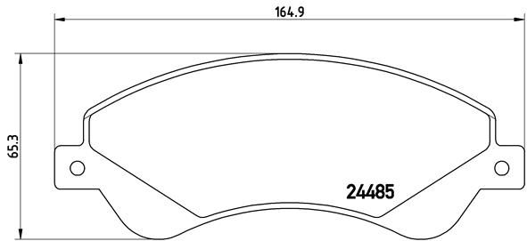 BREMBO Jarrupala, levyjarru P 24 065