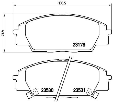 BREMBO Jarrupala, levyjarru P 28 032