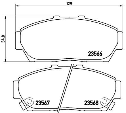 BREMBO Jarrupala, levyjarru P 28 048