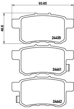 BREMBO Jarrupala, levyjarru P 28 072