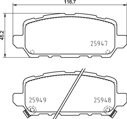 BREMBO Jarrupala, levyjarru P 28 090