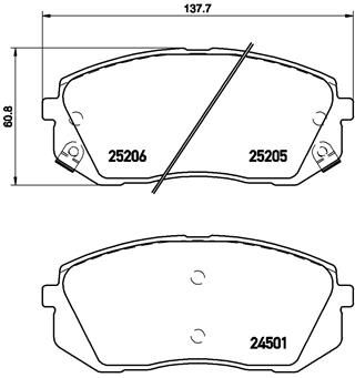 BREMBO Jarrupala, levyjarru P 30 056