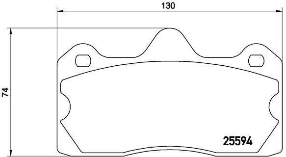 BREMBO Jarrupala, levyjarru P 47 002