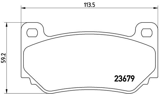 BREMBO Jarrupala, levyjarru P 52 018