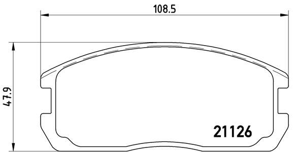 BREMBO Jarrupala, levyjarru P 54 009