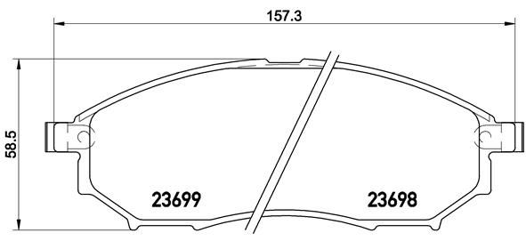 BREMBO Jarrupala, levyjarru P 56 094