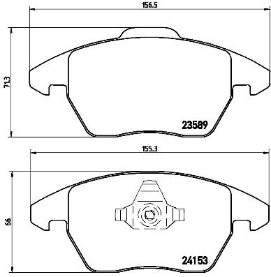 BREMBO Jarrupala, levyjarru P 61 076X