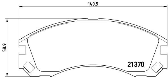 BREMBO Jarrupala, levyjarru P 61 089