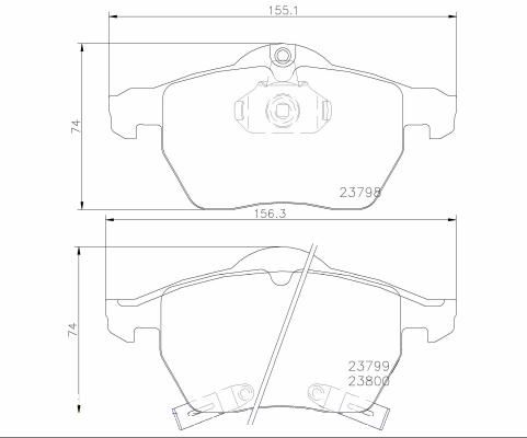 BREMBO Jarrupala, levyjarru P 71 007