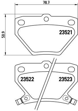 BREMBO Jarrupala, levyjarru P 83 052