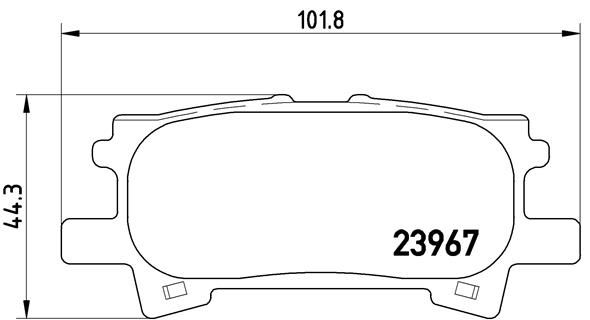 BREMBO Jarrupala, levyjarru P 83 068