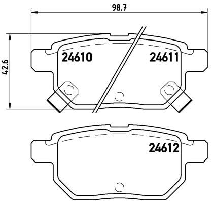 BREMBO Jarrupala, levyjarru P 83 083