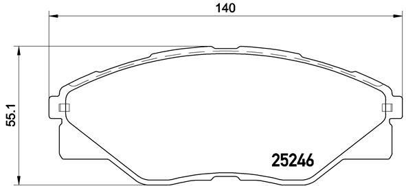 BREMBO Jarrupala, levyjarru P 83 137