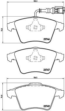 BREMBO Jarrupala, levyjarru P 85 081