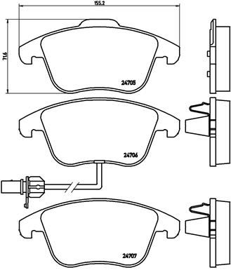 BREMBO Jarrupala, levyjarru P 85 113