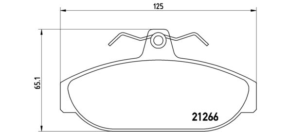 BREMBO Jarrupala, levyjarru P 86 005