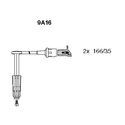 BREMI Sytytysjohtosarja 9A16