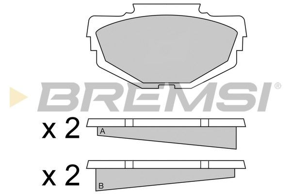 BREMSI Jarrupala, levyjarru BP2040