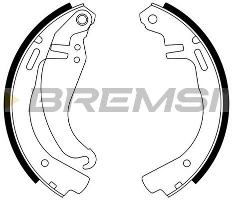 BREMSI Jarrukenkäsarja GF0343