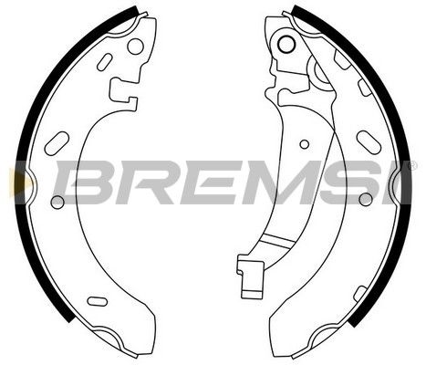 BREMSI Jarrukenkäsarja GF4698