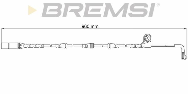 BREMSI Kulumisenilmaisin, jarrupala WI0641