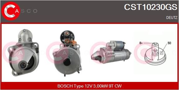 CASCO Käynnistinmoottori CST10230GS