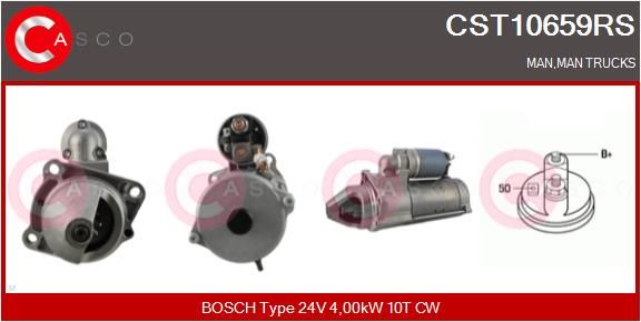 CASCO Käynnistinmoottori CST10659RS