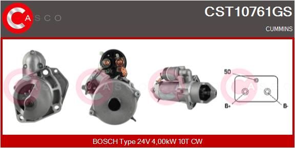 CASCO Käynnistinmoottori CST10761GS