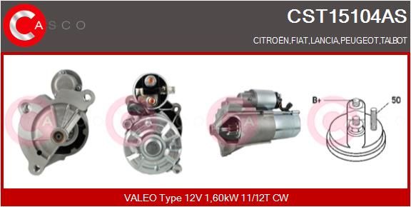 CASCO Käynnistinmoottori CST15104AS