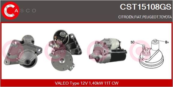 CASCO Käynnistinmoottori CST15108GS