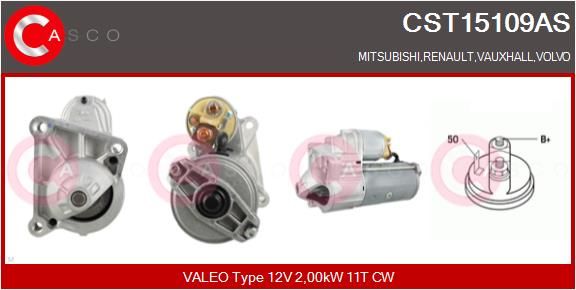 CASCO Käynnistinmoottori CST15109AS