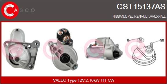 CASCO Käynnistinmoottori CST15137AS