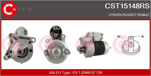 CASCO Käynnistinmoottori CST15148RS