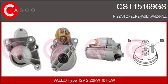 CASCO Käynnistinmoottori CST15169GS