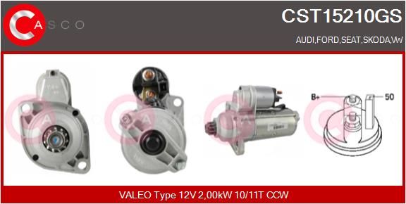 CASCO Käynnistinmoottori CST15210GS