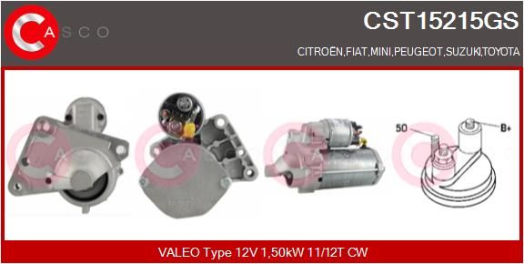 CASCO Käynnistinmoottori CST15215GS