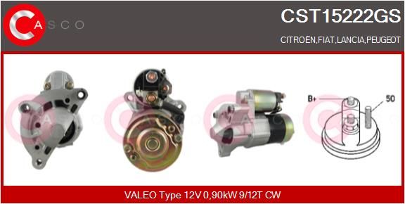 CASCO Käynnistinmoottori CST15222GS