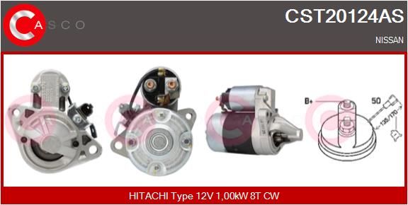 CASCO Käynnistinmoottori CST20124AS