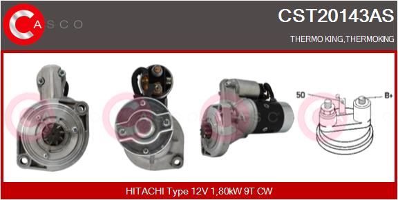 CASCO Käynnistinmoottori CST20143AS