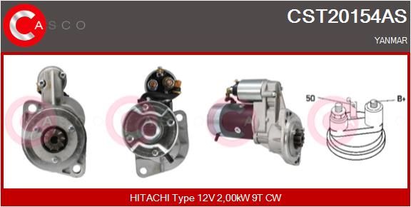CASCO Käynnistinmoottori CST20154AS