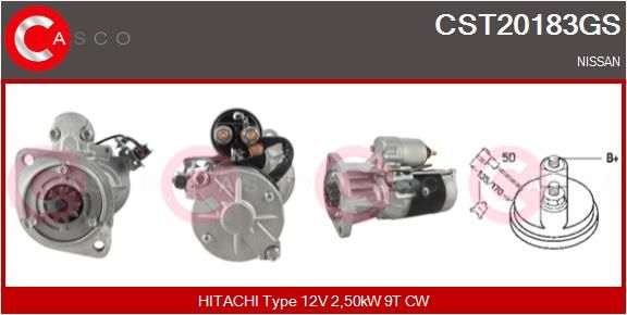 CASCO Käynnistinmoottori CST20183GS