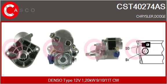 CASCO Käynnistinmoottori CST40274AS