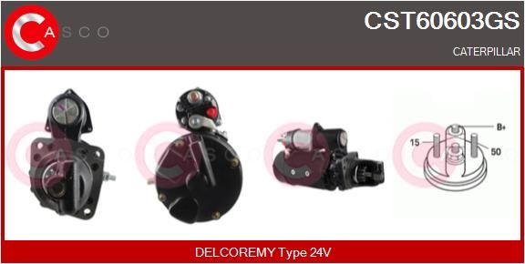 CASCO Käynnistinmoottori CST60603GS