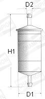 CHAMPION Polttoainesuodatin L224/606