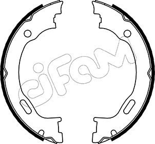 CIFAM Jarrukenkäsarja, seisontajarru 153-242