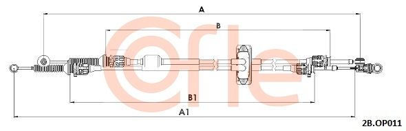 COFLE Vaijeri, käsivaihteisto 2CB.OP011